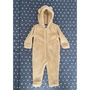 Old Navy Faux Fur Hooded One Piece